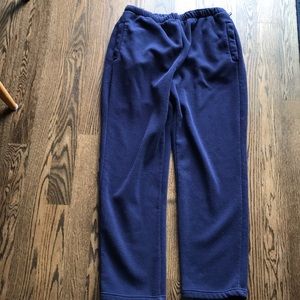 Simply for Sports men’s blue fleece pants, size L